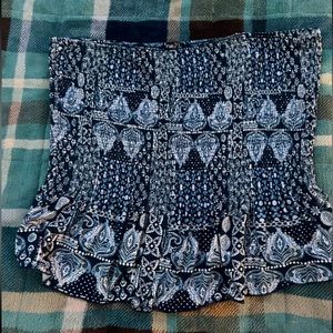 Patterned Rue21 tube top